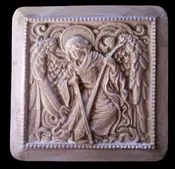 Angel with Trumpet relief plaque