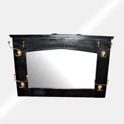 Antique Oak Wall Mirror made by W.M.P Co. W5305