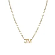 14K Initial Chain Necklace