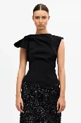 Acler Cornmore Top in Black