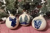 Christmas Ball Ornaments – In the Woods (3 pieces)
