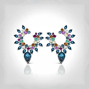 Amazonia Cocar Jardim Studs