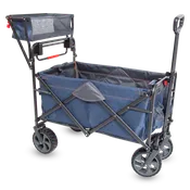 Push & Pull Wagon by Mac Sports - Ultra durable outdoor wagon with large wheels & basket.