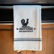 Black and White Tea Towel