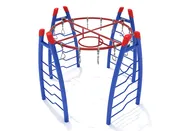 Curved Post Circle Overhead Swinging Ring Ladder
