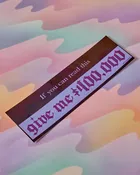 400,000 Bumper Sticker