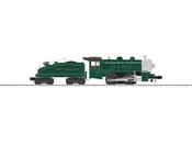 0-4-0 - 3-Rail - LionChief Sound and Control -- Southern Railway #282 (green, silver, Tuscan)