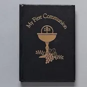 Black My First Communion Prayer Book