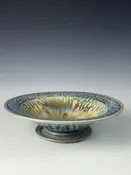 Berry Bowl Blue Ash Glaze