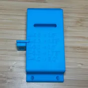 Adjustable 3H Binding Folder Blue