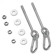 Machrus Swingan 6.5" Screw Swing Hanger With 4" Snap Hook - Set of 2