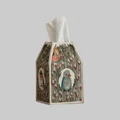 Birdhouse Tissue Box Cover