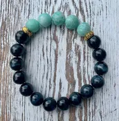 Falcon's Eye &amp; Amazonite