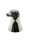 2oz. Pewter Dog Head Stirrup Cup by Salisbury Fine Metal Artisans