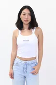 bikinibird Baby Tank in White