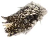 BARRED STRUNG NECK HACKLE. Color: Natural