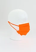 Re-usable Face Mask Non-Woven Filter Solid Color The Brights Highlighter Neon Orange — IDIL VICE Fashion