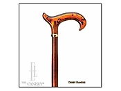 Amber Acrylic Handle Cane in Derby or Fritz style