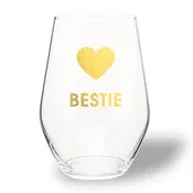 Chex Gagne Bestie Stemless Wine Glass