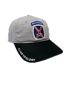 10Th Mountain Division - Gray Twill Hat