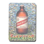 Red Stripe Soak It Up Coasters #950