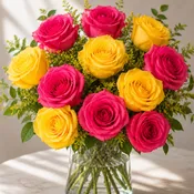 Summer Glow Rose Bouquet