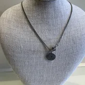 Sterling Silver Initial “T” Necklace
