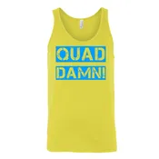 QUAD DAMN! Unisex Tank Top Yellow