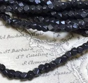 2mm Faceted Indonesion Spacer – Black Matte