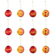 12pc Ornament Set, Iowa State
