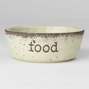 PetRageous Crockery Food Bowl 6"