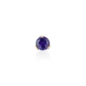 Iolite “A” Stud in 18K Yellow Gold