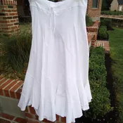 A line Tiered Twirl Skirt  | Sea Breeze