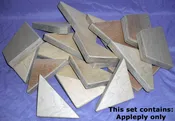 Wood Blocks (40 block set) - UnPainted