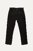 5-Pocket Cotton Trouser in Black