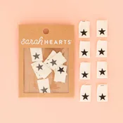 Black Star Organic Cotton Sewing Labels