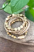 Beaded Bracelets Stack