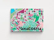 Anacostia Art Map Greeting Card