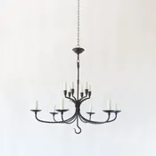 2 Tier Simple Iron Chandelier