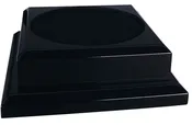 9" Piano Finish Pedestal Base