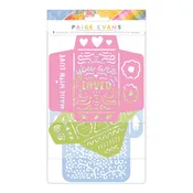 American Crafts Paige Evans Garden Shoppe Mini Envelope Stencils