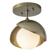 American Made Brooklyn 1-Light Double Shade Semi-Flush Light
