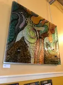 Contemporary Glass Art Wall Decor