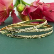 4mm Hawaiian Scroll Bracelet