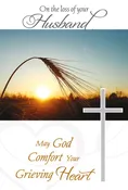 0n the Loss of Your Husband Husband Sympathy Greeting Card