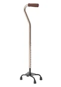 Aluminum Quad Cane, Bronze