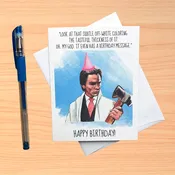 American Psycho Birthday Card, Pop Culture Birthday Gift