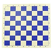 Blue Vinyl Chess Board
