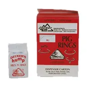 Decker’s, Pig Rings, #1, 100/Box