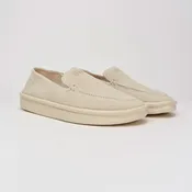Collapsible Loafer - Beige - Suede